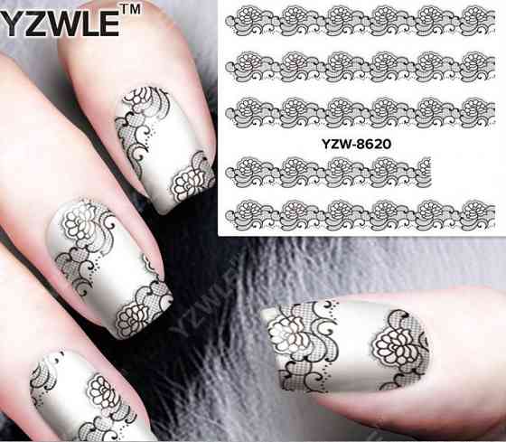 Наклейки для нігтів BLE1506 Київ