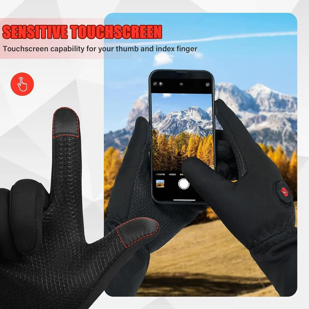 Рукавички з підігрівом для чоловіків і жінок з акумуляторами Dr.Warm G55 Луцк - изображение 4