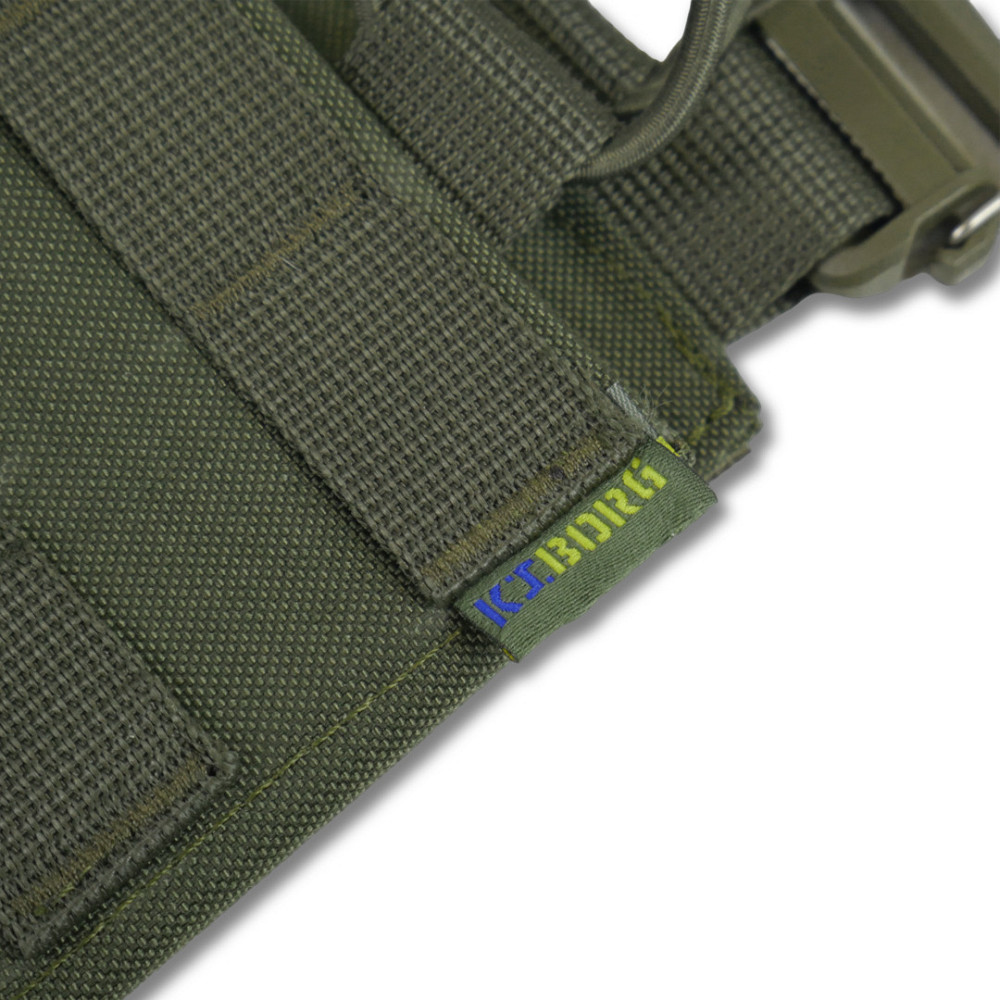 Зʼємна передня панель до плитоноски з підсумками під 3 магазини хакі Київ - фото 4