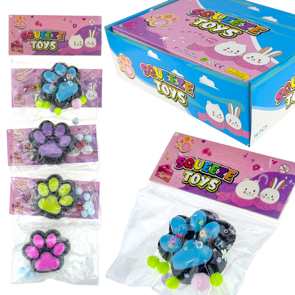 Сквиши мягкие игрушки Лапка 16 шт Киев - изображение 1