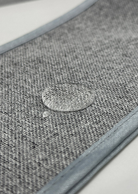 Комплект готових штор VR-Textil Блекаут двосторонній ASHEN NIGHT № 1845ш Сірий 150х290 см 2 шт (33-0884) Київ - фото 7