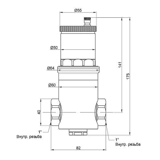 Дегазатор Icma 1" No740 Київ