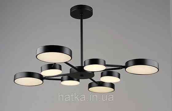 Люстра підвісна світлодіодна VALESO B YH1354/4+4 BK 84W Київ