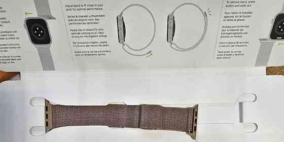 Оригинальный ремешок Apple Watch Milanese Loop 45mm золото. Харьков