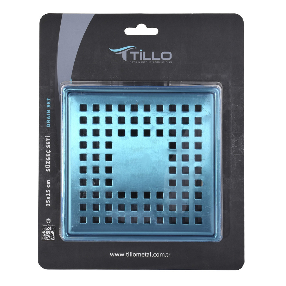 Трап душевой TILLO TM216 15х15см (000027388) Киев - изображение 1