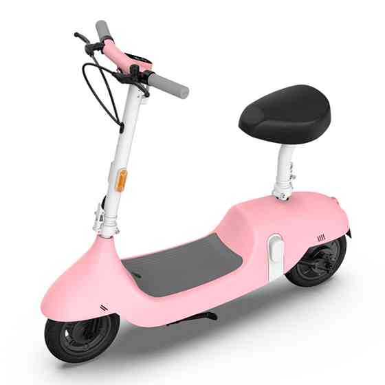 Електросамокат з сидінням OKAI Ceetle PRO EA10C Pink 10', 350(900)W, 25Km / h, 10.4Ah, 55Km, 20%, NFC, App.29kg Одеса