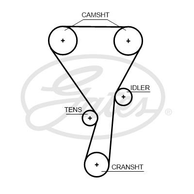 Ремінь ГРМ Gates 5699XS Вінниця - фото 1