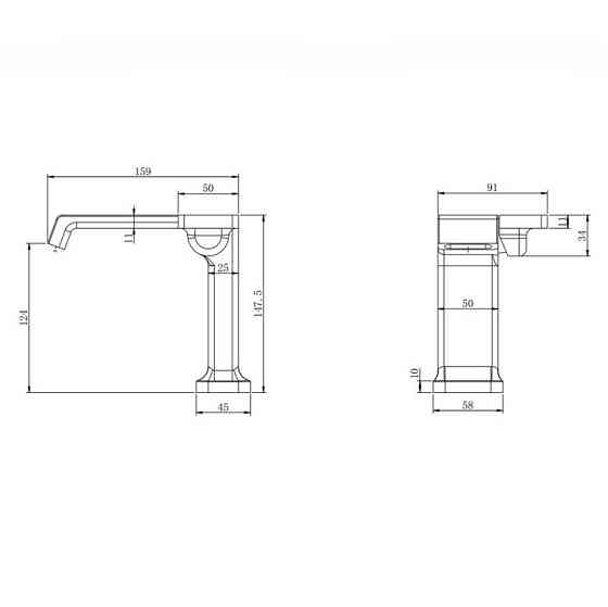 Змішувач для умивальника Mixxus Premium Terra 001 (NUT) Graphite (колір графіт) (MI8383)   ( 22703 ) Харьков