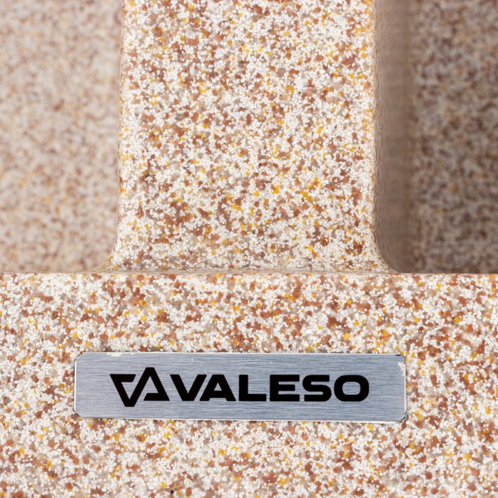 Мийка гранітна карамель VALESO VIATRIX 7950 (дві чаші, матова) Коломия - фото 7