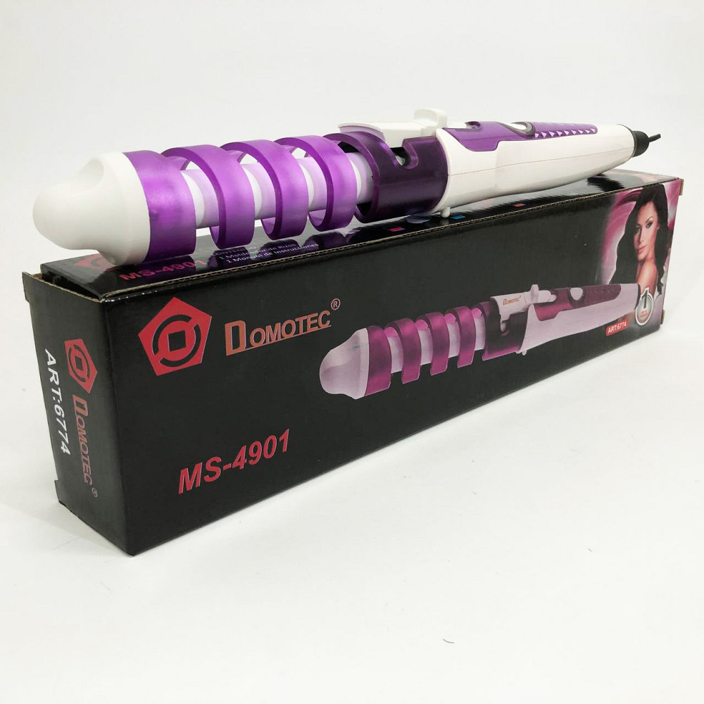 Щипці для завивки хвилястого волосся Domotec MS 4901, Плойка для створення об'ємних зачісок VS-30 Івано-Франківськ - фото 4