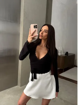 Кофтинка на запах з мережевом Одеса