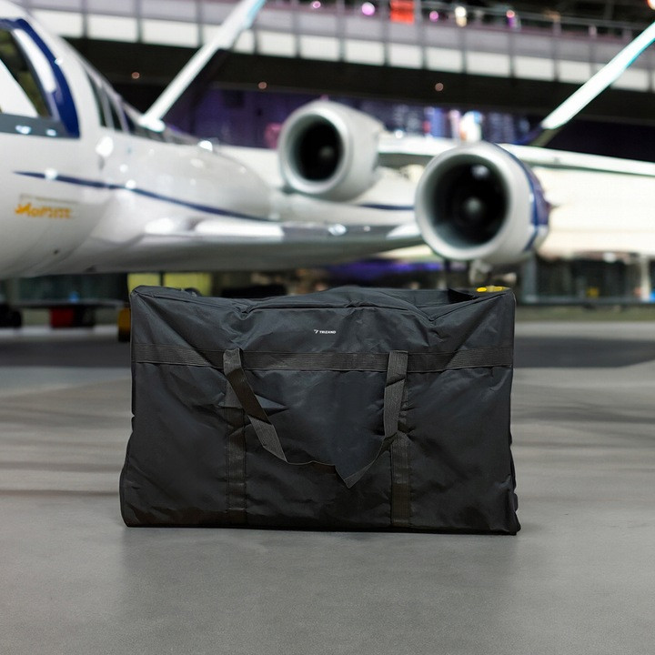 Транспортная сумка дорожная 200 литров с ручками Trizand (24257) Black Нововолынск - изображение 7