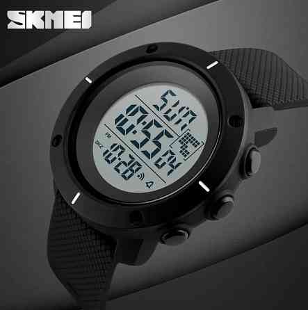 Чоловічий спортивний годинник Skmei 1213 dekker чорні Київ