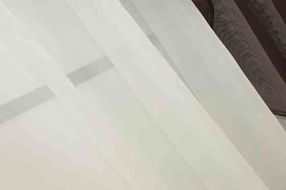 Штори кухонні VR-Textil № 065к з підв'язками 280х170 см Бежевий з венге (52-0757) Київ