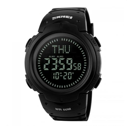 Часы наручные SKMEI 1231BK, BLACK, Compass, 9739 Днепр - изображение 1