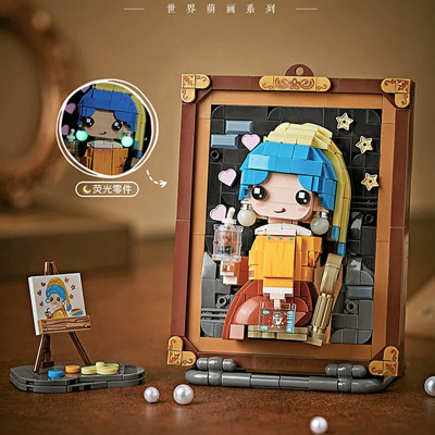 Конструктор LOZ Дівчина з перловою сережкою (1287) Вінниця - фото 1