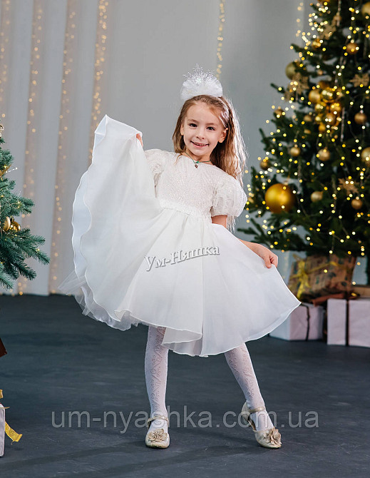 Платье Белое нарядное с блестками для девочки Кривой Рог - изображение 10