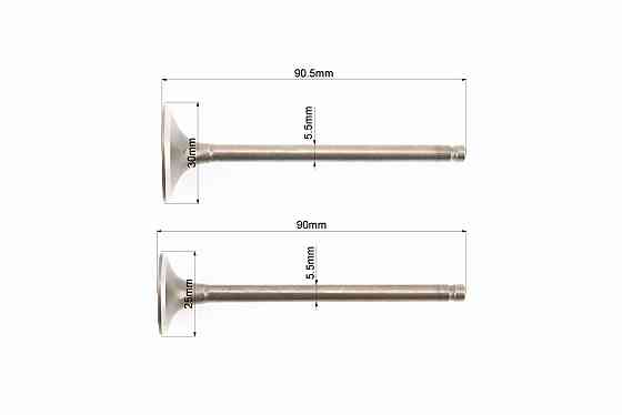 Клапанний рем. к-кт (пружини, сухарі, сальники, клапана) CB125cc Київ