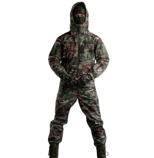 Мужской тактический костюм Софтшел Softshell Aura ВТ0476 (33-03) Мультикам XXL Винница - изображение 1