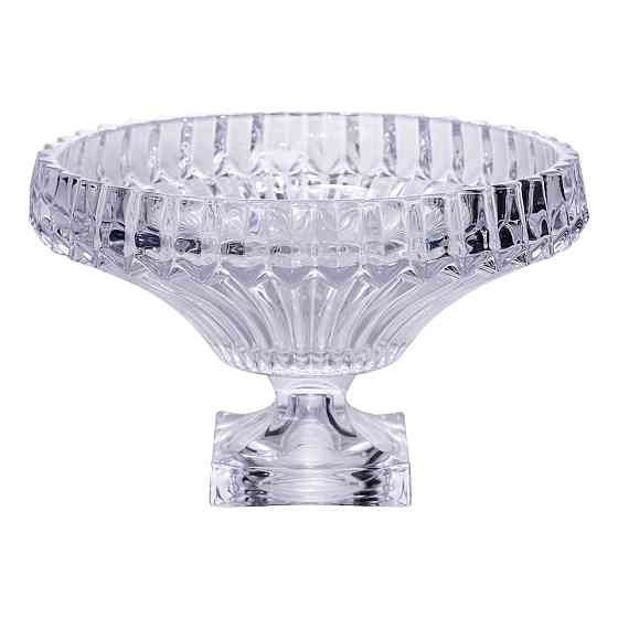 Фруктовниця скляна на ніжці Ø29 (см) Прозора HP-19-139RB Коломыя
