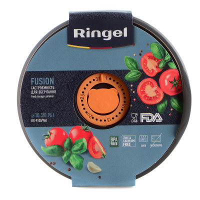Пищевой контейнер Ringel Fusion круглий нержавіюча сталь 960 мл (RG-9100/960) Вінниця - фото 3