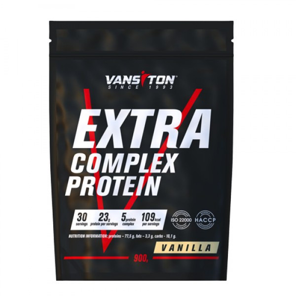 Протеин Vansiton Extra Protein 900 г Ваниль Луцк - изображение 1