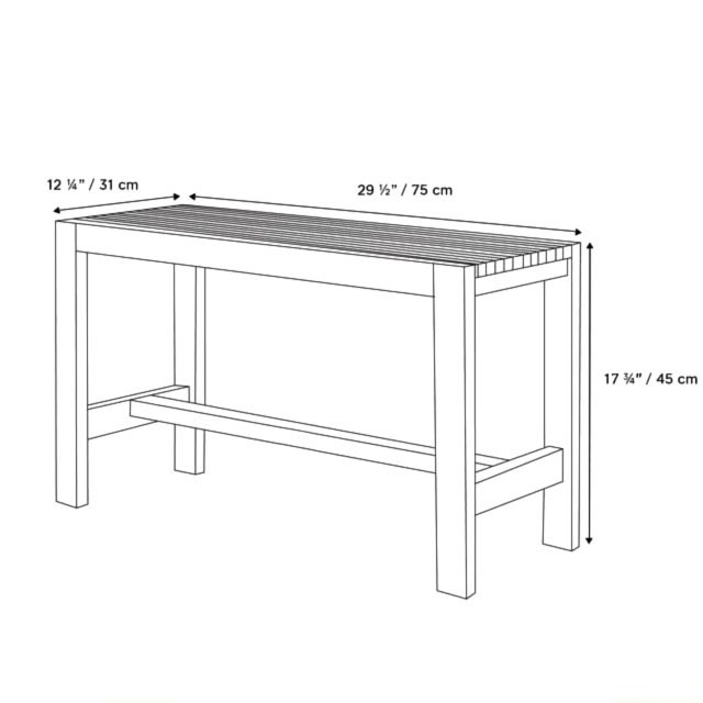 Лавка для ванной 