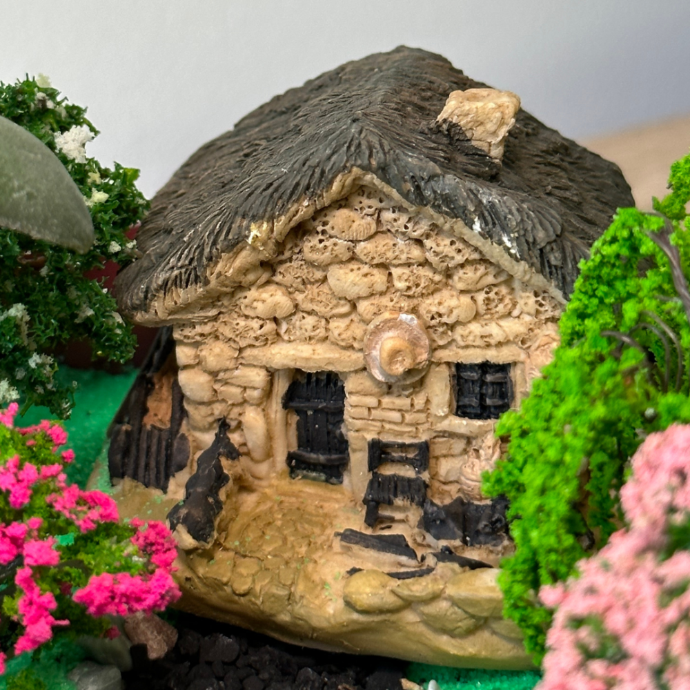 Декоративный сельский домик из полистоуна для мини-сада, флорариума, микроландшафта, моделирования, миниатюры Маленька 2 Одесса - изображение 2