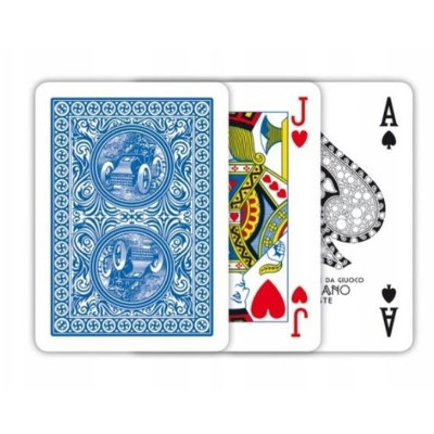Гральні карти Modiano Golden Trophy 100 Plastic (blue) (00450) Вінниця - фото 2