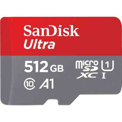 Карта пам&apos;яті SanDisk 512GB microSDXC class 10 UHS-I Ultra (SDSQUAC-512G-GN6MA) Вінниця