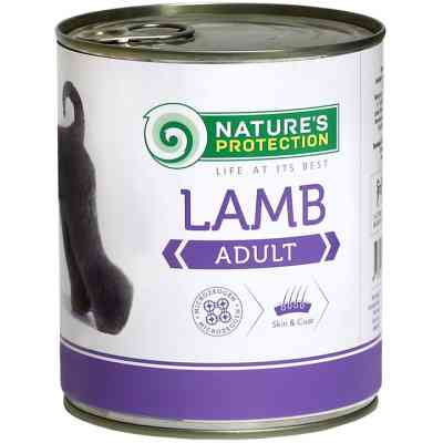Консервы для собак Nature's Protection Adult Lamb с ягненком 800 г (KIK24632) Винница