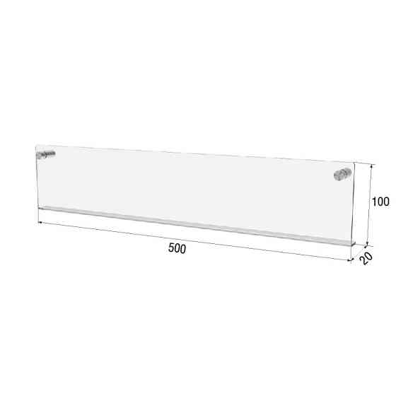 Полиця EKOSTAR настінна 500х100 Київ