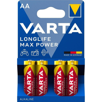 Батарейка Varta AA Longlife Max Power щелочная * 4 (04706101404) Винница - изображение 1