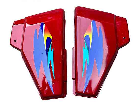 Пластик мотоцикл Альфа бічна пара на бардачок (червоний) Мукачево