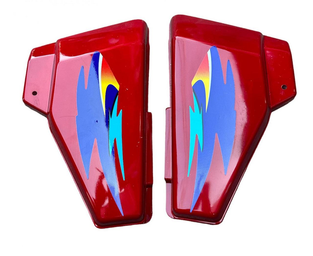 Пластик мотоцикл Альфа бічна пара на бардачок (червоний) Мукачево - фото 1