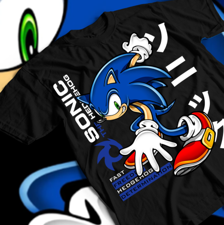 Футболка аниме Схадов Хедгехог Хероес Соник оверсайз (S/M/L) Черний AnimeJ0093 Днепр