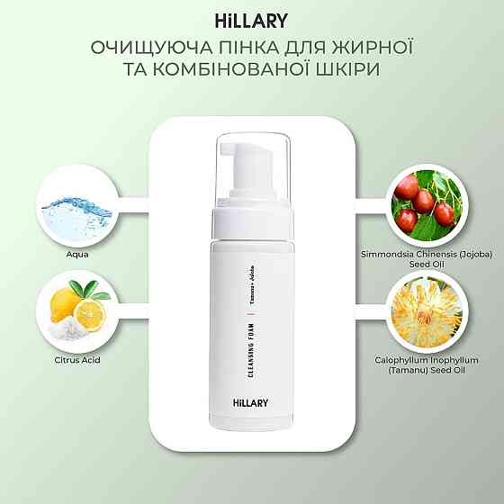 Базовий набір для догляду за жирною шкірою Зимовий догляд Hillary Winter care for oil skin Київ