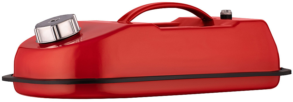 Каністра 2E паливна горизонтальна 5л метал 0.6мм, 1.5кг, червоний Київ - фото 1