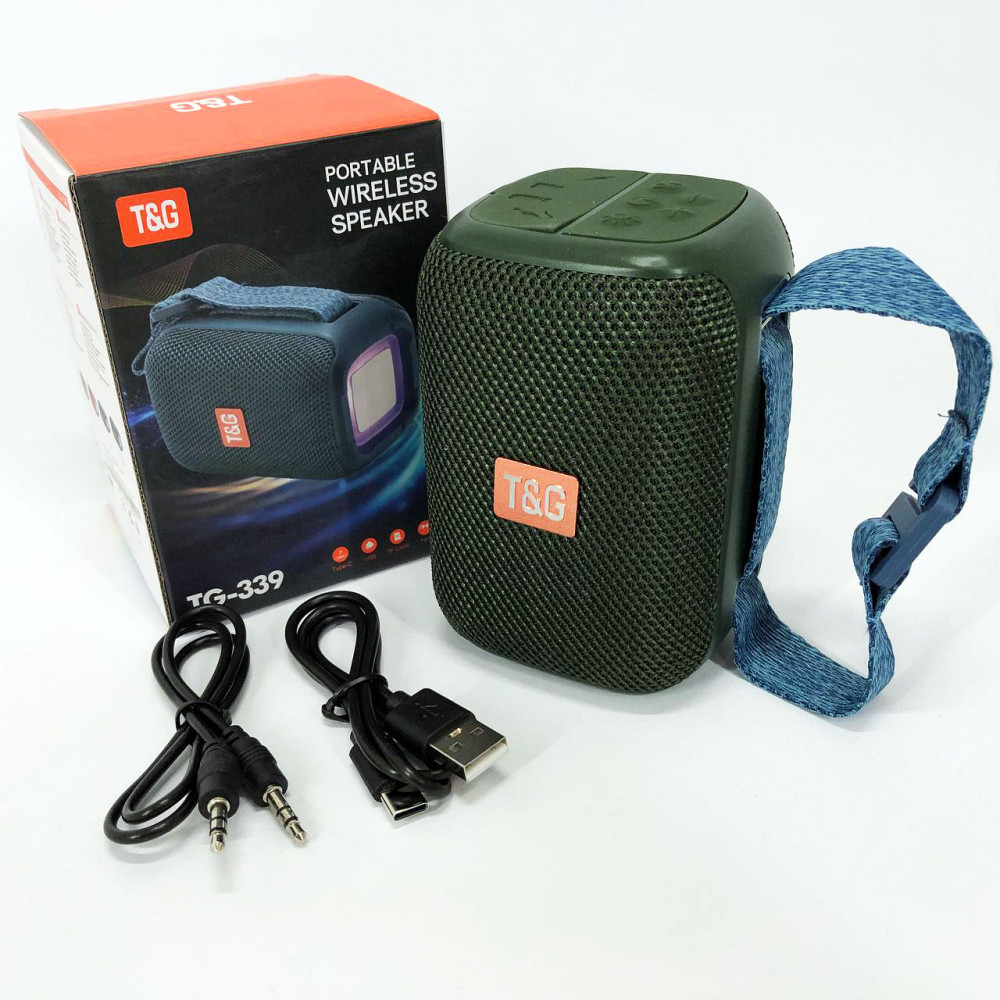 Портативна колонка з підтримкою bluetooth TG339, Портативна блютуз колонка світлодіодна IU-83 Львів - фото 4