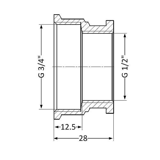 Муфта Thermo Alliance Standart 1/2