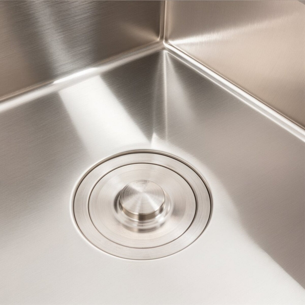 VALESO Кухонна мийка нержавійка CM 78*48 VALESO Handmade на дві чаші (круглий сифон, 3.0/0.8) Коломия - фото 5