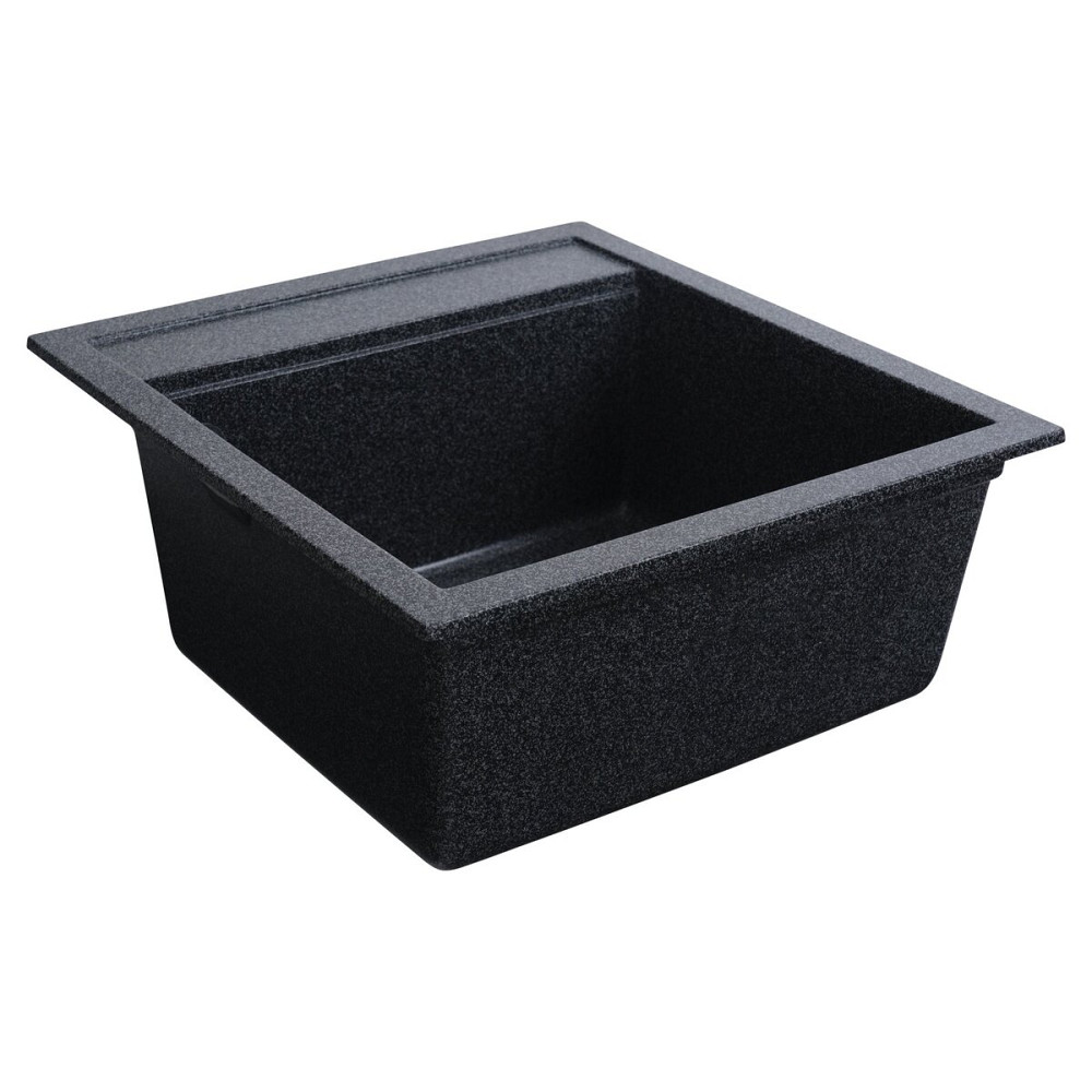 VALESO Комплект «Мийка FIESTA (графіт) + сифон + змішувач (графіт)» Київ - фото 2