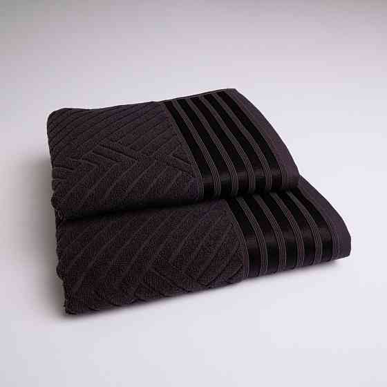 Комплект махровых полотенец SOFT 2шт GM Textile 50х90см, 70х140см 500г/м2 (Шоколадный) Сумы