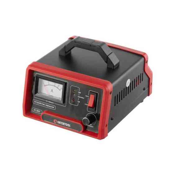Пристрій зарядний для акумуляторів 12/24 В 0-10 А 6-150 Аг з мікропроцесором INTERTOOL AT-3031 Коломия