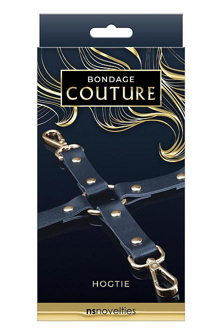 Крестообразный фиксатор NS Novelties BONDAGE COUTURE HOG TIE BLUE Sex Aura Киев - изображение 1
