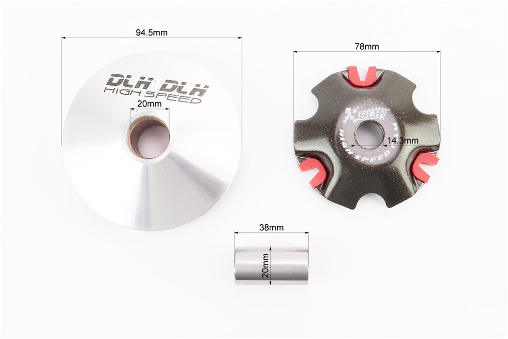 Варіатор передній к-кт Suzuki LET'S ТЮНІНГ (внутрішня щока 14мм) Київ - фото 3