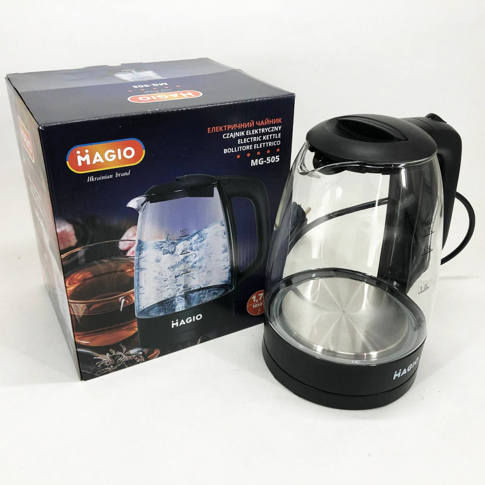 Электрочайник для чая и воды Magio MG-505, Эл чайник для кухни, Мощный электрочайник электрический LP-82 Львов - изображение 13
