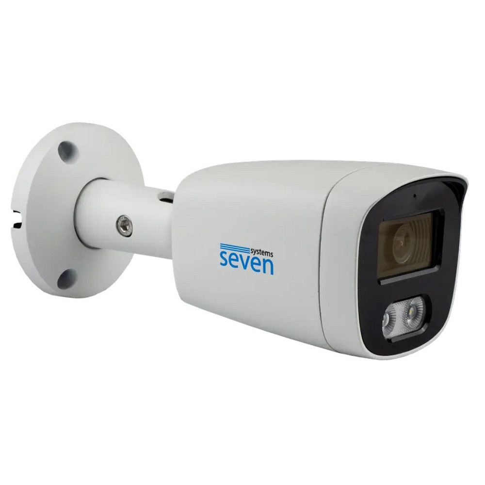 IP-відеокамера 5 Мп SEVEN IP-1025PA-DL white 2,8 мм з розумним подвійним підсвічуванням Київ - фото 2