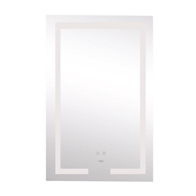 Дзеркало прямокутне для ванної Lidz Kubis 500х800 з LED-підсвіткою Touch, з антизапотіванням, LD78LF9365080 Харків - фото 3