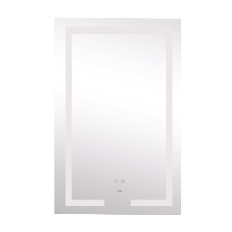 Зеркало прямоугольное для ванной Lidz Kubis 500х800 с LED-подсветкой Touch, с антизапотеванием, LD78LF9365080 Харьков - изображение 3